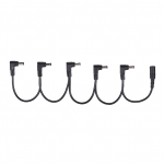 JOYO CM-24 kitarriefektide toitekaabli jaoturi juhe 5-suunaline Daisy kett DC 9V kitarri bassiefektide jaoks