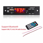 Kebidu autohelimoodul Bluetooth MP3 dekoodri tahvel Automaatne kvaliteetne muusikapleier FM-raadio WMA kaugjuhtimispuldi v&otilde;imendiga tugi USB TF AUX MP3 Decoder Board