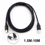 5M USB 2.0 prindikaabel, t&uuml;&uuml;p A&ndash;B, isane-isane printeri pikendusjuhe printeri pikendusliini jaoks 1.5 meter