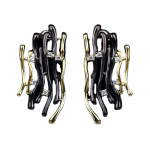 Moeehted Naiste n&ouml;&ouml;pk&otilde;rvar&otilde;ngad Kahes toonis kuldsed Ebaregulaarsed kokteilipeo k&otilde;rvar&otilde;ngad Vintage ehted must