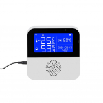 Tuya WIFI intelligentsed temperatuuriniiskuse andurid Intelligentne kodune lauaarvuti kontorihotell valge