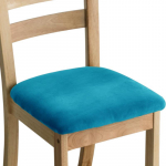 Velvet kangast &uuml;lipehmed istmepadja katted Stretch hotelli banketis&ouml;&ouml;gituba elutuba tooli katted paabulinnu sinine v&auml;rv