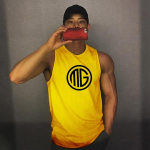 muscleguys Suvine Noorte Moe Tr&uuml;kiga Spordivest N&auml;ita Lihaseid Fitness Maika Treening Varrukateta T-s&auml;rk Meeste Kulturismi Tanktop V&otilde;rktopp M sinine