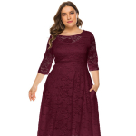 pluss suurus Xl-6xl Uus mood populaarne &otilde;htukleit keskmise pikkusega &otilde;&otilde;nsa pitsiga naiste kleidid punased valged mustad sinised rohelised riided 5XL veini