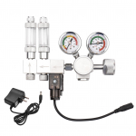 Kaheastmeline akvaariumi CO2 regulaatori tarvikute mulliloendur EU Plug W21.8 Interface mitmev&auml;rviline