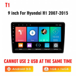 Icreative jaoks Hyundai H1 2007&ndash;2015 2 DIN autoraadio 9 tolli 2 DIN auto multimeediumipleier Android Wifi GPS-navigatsiooni stereopeakomplekt
