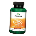 B-vitamiinid, Balance B-100 Complex, Swanson (36280023) 100caps