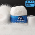 50+20g/komplekt Long Plush Mink Ka&scaron;miirl&otilde;ng Peen kvaliteetne k&auml;sitsi kuduv l&otilde;ng naistele kardigan sall sobib