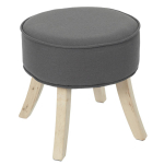 Les Tr&eacute;sors De Lily [A2266] &ndash; hall  Scarlett  puidust taburet (linane) - 36x36x36 cm hall