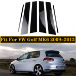 6tk autoakna samba postid Ukse trimmi katte kleebised Kleebised sobivad VW Golf MK6 2009-2012 v&auml;listarvikutele