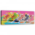 L&otilde;uendiprindiga V&auml;rvilised tossud 90x30 mitmev&auml;rviline