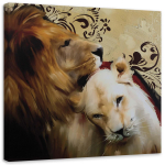 L&otilde;uendiprint Lion Animals Brown 30x30 pruun