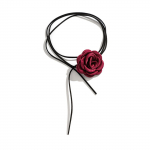 Trend Niche Sense Rose ripats rangluu kett temperament Lihtne k&uuml;lma tuulega reguleeritav Black Velvets kaelakee lilla