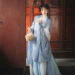 Hanfu naissoost t&auml;iustatud Han Element Fairy r&otilde;ivad Elegantne hiina stiilis suvekomplekt S