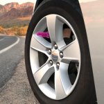 Naljakas jant rehvikate, rehvikatte ratta rehvi varre kate auto veoauto mootorratta jaoks One Size lilla