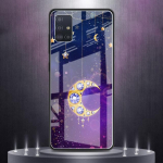 Klaasist telefoni&uuml;mbris Samsung Galaxy A52 A51 A71 A50 A21s A53 A32 A91 A12 A41 A31 A33 karastamine Funda Cover Fashion Moon Tarot for Samsung A70
