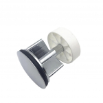 (Suurep&auml;rane kodu)Raske kroomitud kraanikauss, pr&uuml;gikoristuspistik, messingist metallist One Size h&otilde;be