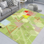 Mood Retro geomeetriline kodu Elutuba Vaip Magamistoa Sisustus Libisemiskindel p&otilde;randamatt Magamistoa Koridor Veranda uksematt 40x60cm
