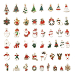 10 tk j&otilde;uluteemaline juhuslik segatud &otilde;lisulami aksessuaarid ehete komponentide valmistamiseks v&otilde;lu kaunistamiseks 10pcs random mix