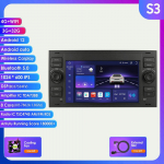 Autoraadio Hizpo 2din 7''Android AutoRadio GPS for Ford Mondeo S-max Focus C-MAX Galaxy Fiesta Transit Fusion Connect Kuga Multimedia Navi Carplay Auto S3 8Core 3G 32G B must