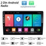 2 Din Android 10-tolline auto multimeedia videopleier Universaalne stereoraadio GPS Volkswagen Nissan Hyundai Kia Toyota jaoks 10inch,2+32GB