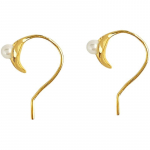 ANENJERY Callalily imitatsiooniga p&auml;rlitega k&otilde;rvar&otilde;ngad naistele Moe stiil temperament ehted kingitused kuld