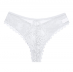 FINETOO lilleline pits G string alusp&uuml;ksid naiste &uuml;hev&auml;rvilised madala v&ouml;&ouml;kohaga p&uuml;ksid &otilde;&otilde;nsad l&auml;bi stringi aluspesu XL valge