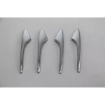 WELKINRY For Lexus RX AL20 4th generation 2016 2017 2018  2022 outer car body door handle doorknob cup bowl handle B 4pcs gray