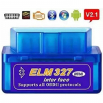 ELM327 V2.1 OBD2 bluetooth auto diagnostika IOS-ile ja Androidile, auto kontrollmootori tulede lugeja 1PC sinine