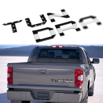 Auto Styling Tagumise pagasiruumi sisseehitatud ABS-i kirjaembleemi kleebis Auto varuosad must