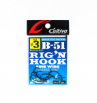 Omanik B-51 Worm Hook Rig'n Fine Wire, suurus 3 (1088)