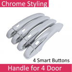 Auto ukse k&auml;epideme katte kleebis Renault Kangoo III 3 MK3 Nissan Townstar Mercedes Benz Citan EQT TClass 2022 jaoks NO Smart Button 3