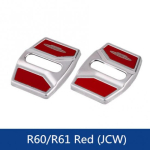 Auto roostevabast terasest ukseluku kate MINI COOPER F54 F55 F56 F57 F60 R60 R61 dekoratiivse roostekaitsekatte jaoks R60 R61 red JCW