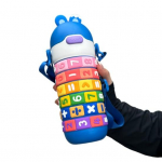 Kawaii Bear veepudel lastele multifilm &otilde;lgedest veetass koos rihmaga BPA tasuta kaasaskantav lekkekindel veepudel roostevabast terasest joogiveepudel roheline