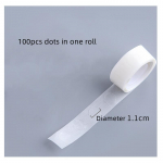 1 rull j&auml;lgedeta t&auml;ppidega liimiteip, eemaldatav 100 tk l&auml;bipaistev kahepoolne liim albumip&auml;eviku koolimajapidamisele