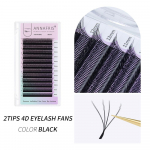 ANNAFRIS 2 Tips 4D W kujuga ripsmepikendus Faux Mink Volume Lashes Premade Volume Fan Lashes W Style Natural Eyelash 0.07mm C 8-15mm MIX must