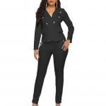 Casual Fashion naiste &uuml;likonnakomplekt 2tk L must