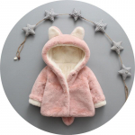 S&uuml;gis- ja talvine laste kampsun imitatsioonist karusnahast Baby Plush paksendatud mantel 4-5 Years