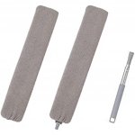 Roostevabast terasest teleskoopvardaga vaakumhari, pestav majapidamises kasutatav mikrokiust puhastustolm, m&ouml;&ouml;bel p&otilde;randa diivan ja voodialune 43x16x3cm