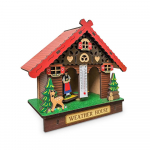 Loominguline puitmaja baromeetri termomeeter, seinale kinnitatav ilmastikuh&uuml;gromeeter kodu