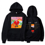 Bad Bunny Kapuutsiga S&auml;rgid Unisex/naistele UN VERANO SIN TI Muusikaalbumi Kapuutsiga S&auml;rk Moodne Harajuku Hip Hop Streetwear Unisex Kapuutsiga S&auml;rgid S