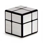 QiYi Mirror 2x2 Magic Cube Puzzle Speed ​​Magic Cube Kuldne/h&otilde;bedane kleebis Kuubiku m&auml;nguasjad lastele