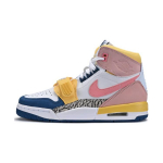Air Jordan Legacy 312 GS Valge Korall Prantsuse Sinine Laste tossud Korall-Roosa Brilliant-Topaas Sakura-Roosa FD9909-161 36