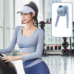 Pikkade varrukatega joogas&auml;rgid Sport Top Fitness Jooga Topid J&otilde;usaali parimad spordir&otilde;ivad naistele J&otilde;usaalitopid Body Shaper Jooksu T-s&auml;rgid S sinine