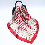 Kvaliteetsed luksuslikud siidist sallid peapael Sallid kaelasall naistele kett siidist sall naiste dekoratiivne sall 90*90cm