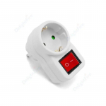 EL elektripistikupesa 2 kontaktiga 4,8 mm Euroopa standardse adapteri laienduspesa toitepikenduspistiku muundur