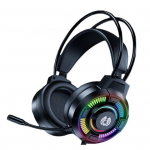 K&otilde;rvaklapid Aktiivne m&uuml;rasummutav Kaasahaarav 3D HiFi heli koos RGB hingava valguse juhtmega m&auml;ngupeakomplektidega must