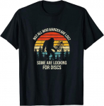 Disc Golf Frisbee Sports Bigfoot Unisex T-s&auml;rk S