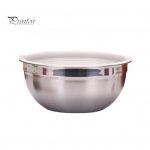 Roostevabast terasest pott paksendatud roostevastane suur s&uuml;gav kukkumisvastane p&otilde;letusvastane poleeritud laiendatud serv Sile &uuml;hes t&uuml;kis vormimine kodus s&ouml;&ouml;kla pidu 18cm