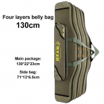 2/3/4 kihiga 70CM-130CM Protable kokkupandav &otilde;ngeritva kandekott kalavarraste t&ouml;&ouml;riista hoiukoti &uuml;mbris Veekindel kalastustarbed XA81G